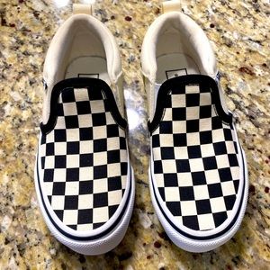 Brand new never worn toddler girls slip on vans